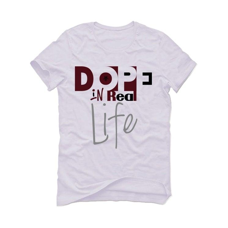 Air Jordan 8 WMNS Burgundy White T-Shirt (Dope in real life) - illCurrency Sneaker Matching Apparel