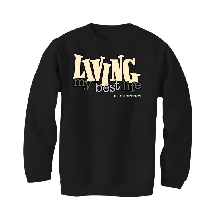 Air Jordan 4 SE Craft Photon Dust - Black T-Shirt (LIVING MY BEST LIFE)