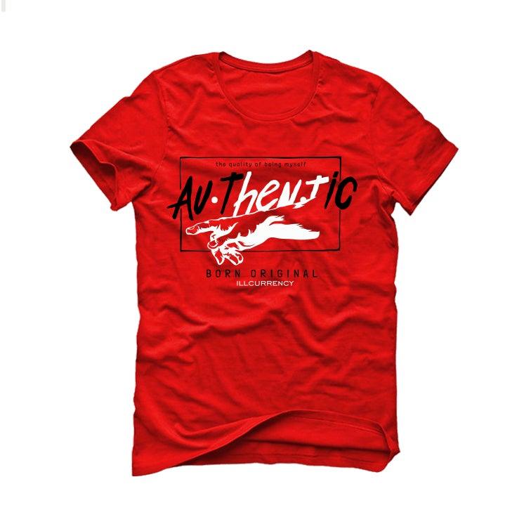 Air Jordan 1 KO Red T-Shirt (Authentic) - illCurrency Sneaker Matching Apparel