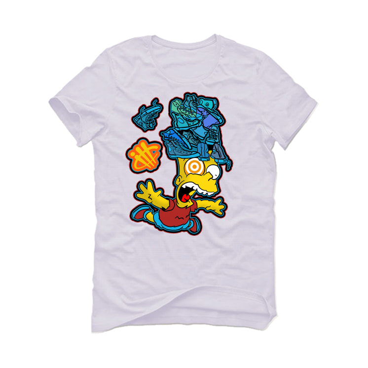 NIKE SB DUNK LOWS (Bart Simpson) | ILLCURRENCY White T-Shirt (FREE FALL)