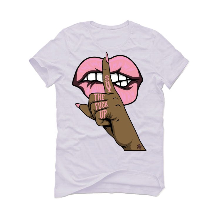 Nike Dunk Low Valentine's Day 2023 - White T-Shirt (Shut Up)