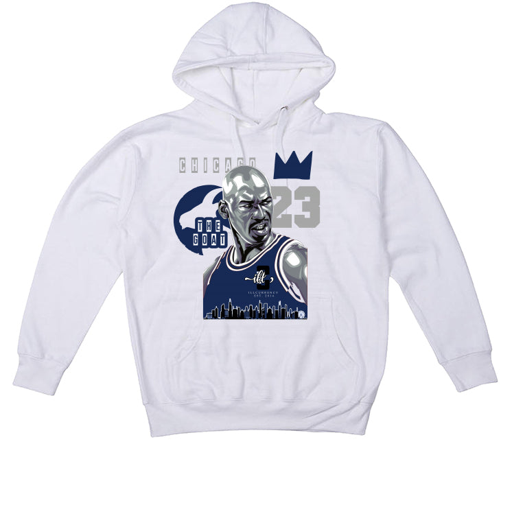 Air Jordan 6 “Midnight Navy” | illCurrency White T-Shirt (The Goat)