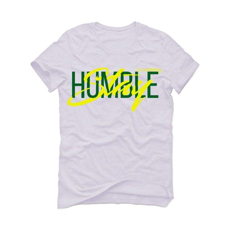 Nike Air Max 97 "Golf Grass" White T-Shirt (Stay Humble) - illCurrency Sneaker Matching Apparel