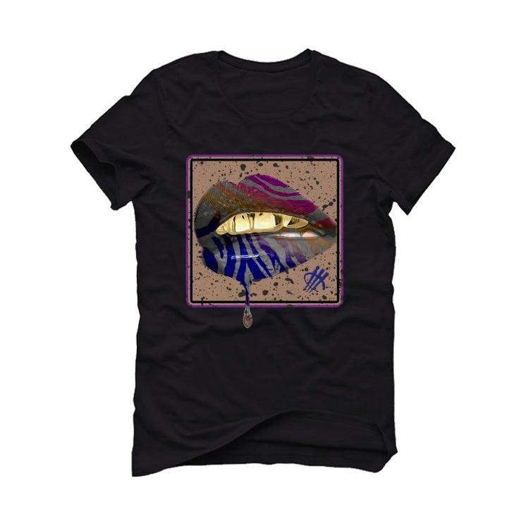 Air Jordan 4 Retro Rush Violet Black T-Shirt (LIPSTICK) - illCurrency Sneaker Matching Apparel