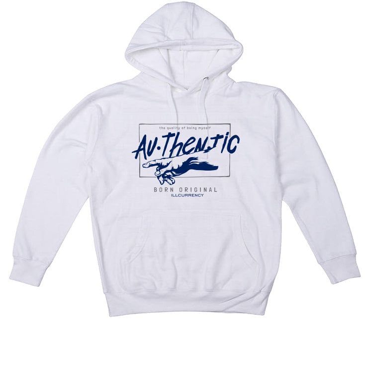 Air Jordan 4 “Midnight Navy” White T-Shirt (Authentic)