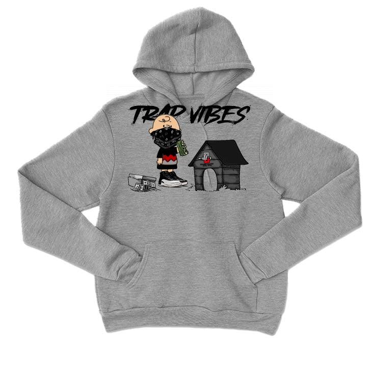 Air Jordan 12 “Playoffs” 2022 Grey T-Shirt (Trap Vibes) - illCurrency Sneaker Matching Apparel