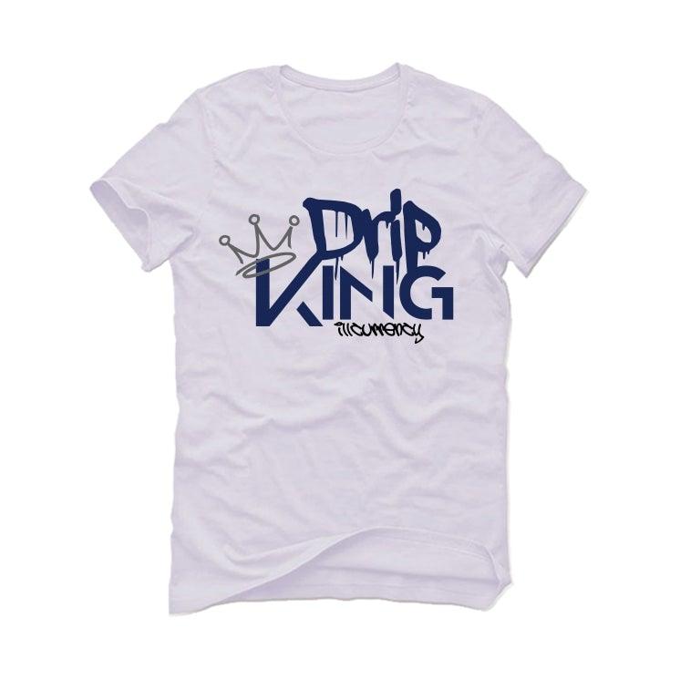 Air Jordan 13 Flint 2020 White T-Shirt (Drip King) - illCurrency Sneaker Matching Apparel