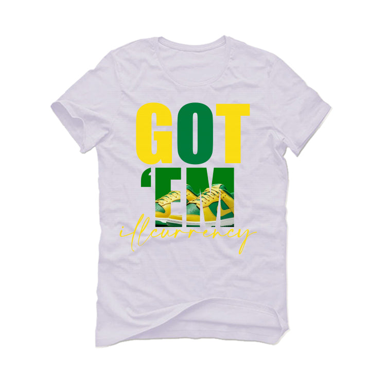 Nike Dunk Low “Reverse Brazil” White T-Shirt (Got Em)
