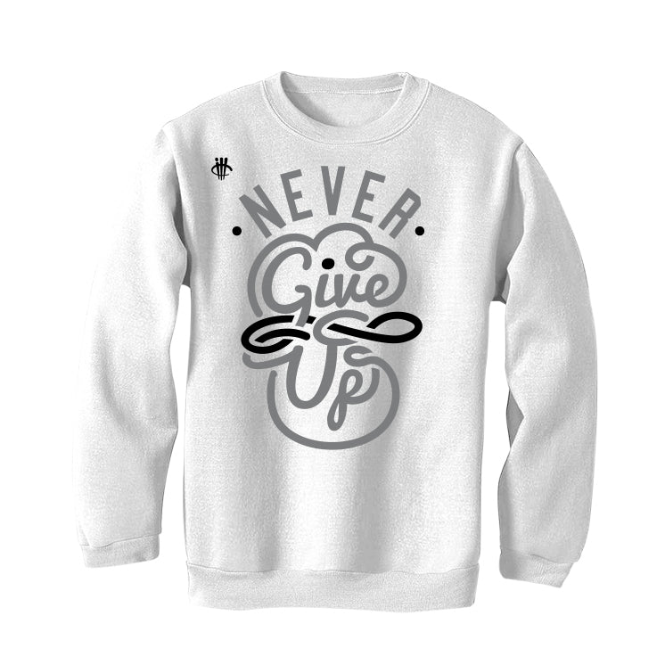 Air Jordan 12 “Stealth” White T-Shirt (Never give up)