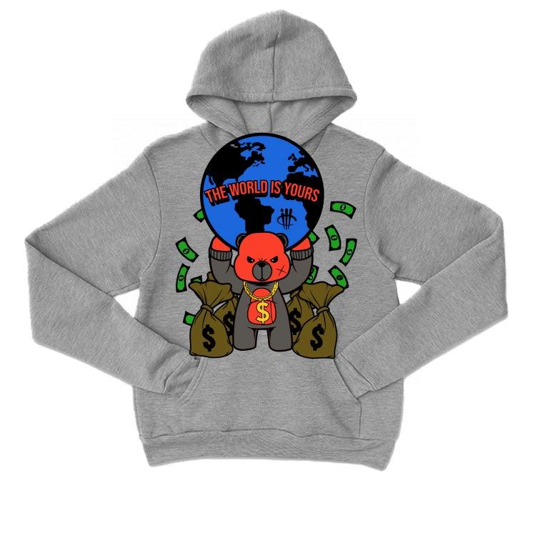 Adidas YEEZY BOOST 350 V2 “Beluga Reflective” Grey T-Shirt (the world is yours) - illCurrency Sneaker Matching Apparel