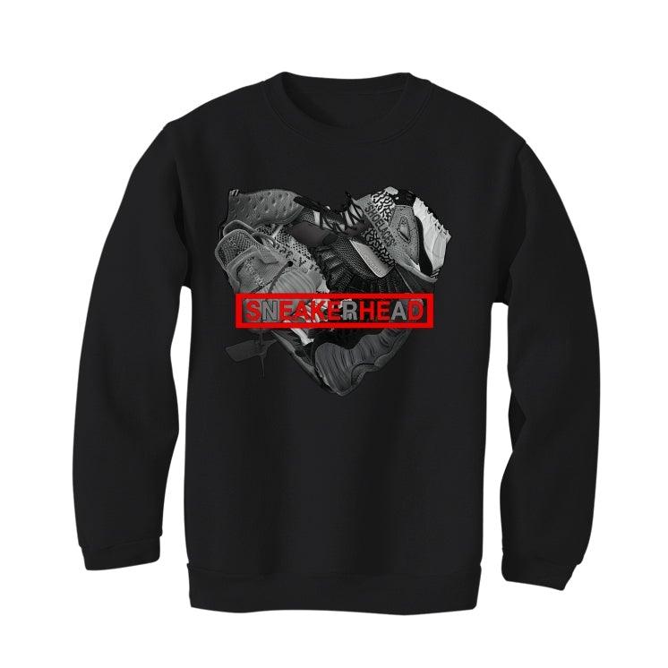 Air Jordan 5 OG Fire Red Silver Tongue 2020 Black T-Shirt (SNEAKER HEART) - illCurrency Sneaker Matching Apparel