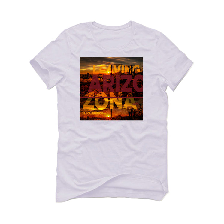 Nike Dunk Low ARIZONA STATE| ILLCURRENCY White T-Shirt (LEAVING ARIZONA NOPE)