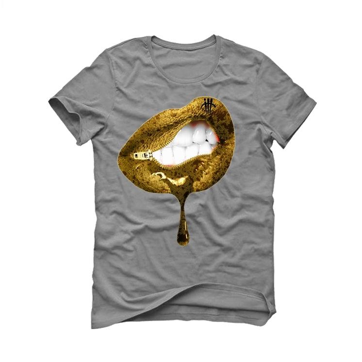 Jordan 5 Retro Off-White Black Grey T-Shirt (LIPS UNSEALED) - illCurrency Sneaker Matching Apparel