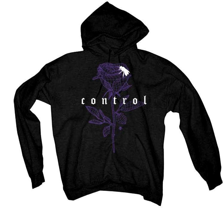 Air Jordan 1 Retro High OG “Court Purple” Black T-Shirt (Control) - illCurrency Sneaker Matching Apparel