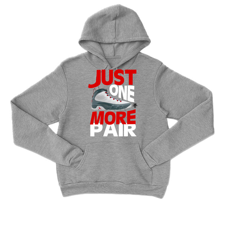 Air Jordan 9 “Fire Red” Grey T-Shirt (JUST ONE MORE PAIR)