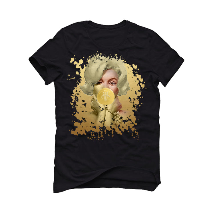 Air Jordan 12 “Black Taxi” Black T-Shirt (BUBBLE GUM)