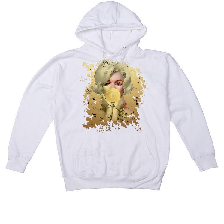 Air Jordan 13 GS “Gold Glitter” 2020 White T-Shirt (BUBBLE GUM) - illCurrency Sneaker Matching Apparel