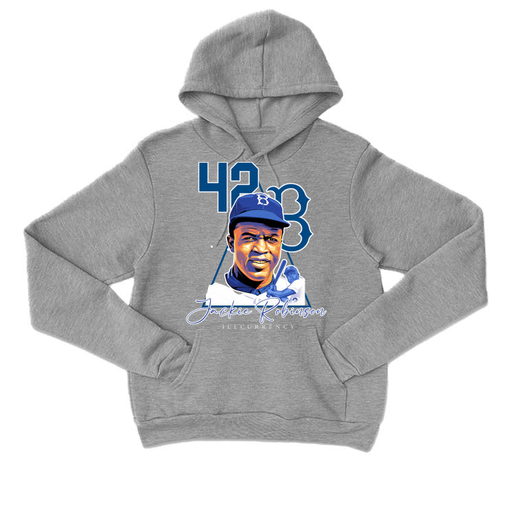 Air Jordan 1 High OG “True Blue” Grey T-Shirt (Jackie Robinson)