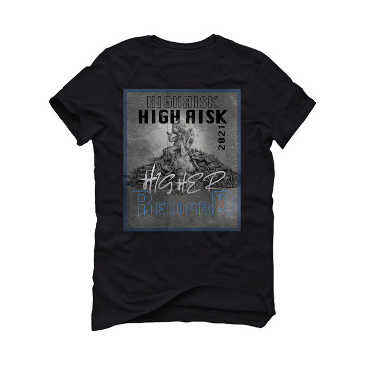 Air Jordan 1 High OG “True Blue” Black T-Shirt (HIGHER REWARD)