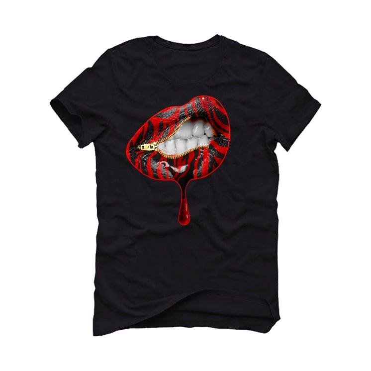 Air Jordan 9 “Chile Red” Black T-Shirt (LIPS UNSEALED) - illCurrency Sneaker Matching Apparel