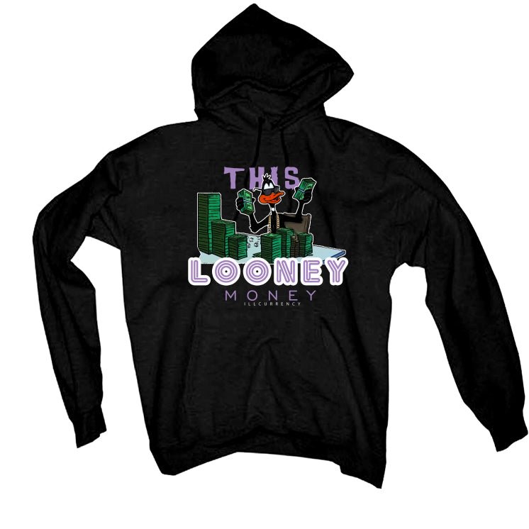 Air Jordan 7 GS “Barely Grape” Black T-Shirt (Looney Money)