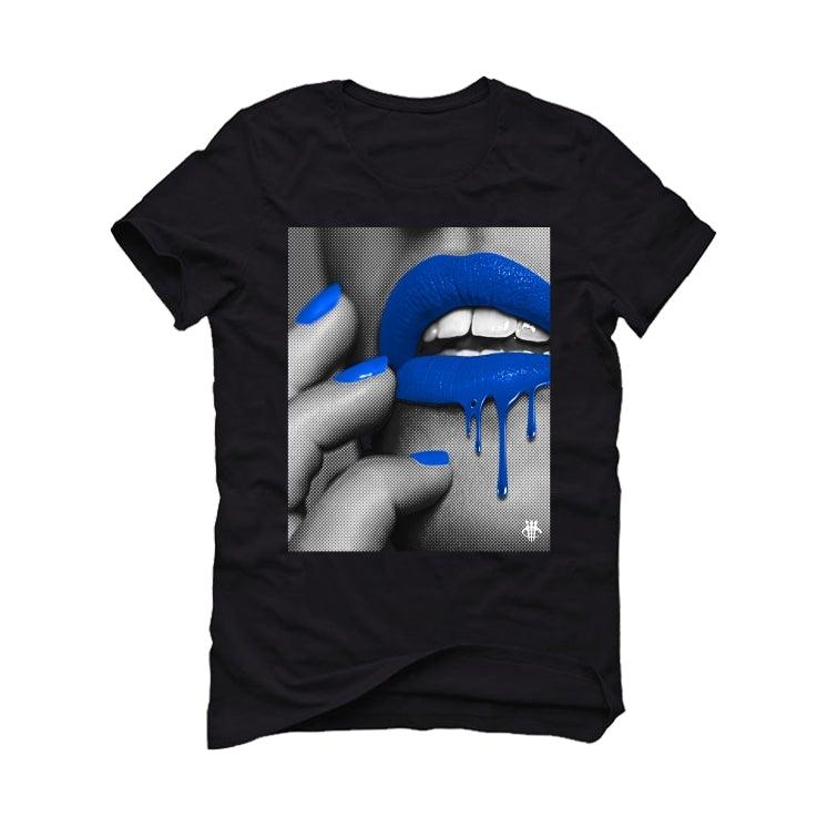 Air Jordan 1 Retro High OG “Game Royal” 2020 Black T-Shirt (Touch) - illCurrency Sneaker Matching Apparel