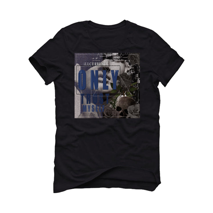 Air Jordan 13 Retro French Blue - Black T-Shirt (ONLY TRUST MYSELF)