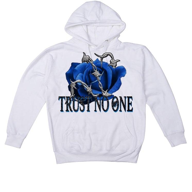Air Jordan 3 Varsity Royal White T-Shirt (trust no one) - illCurrency Sneaker Matching Apparel