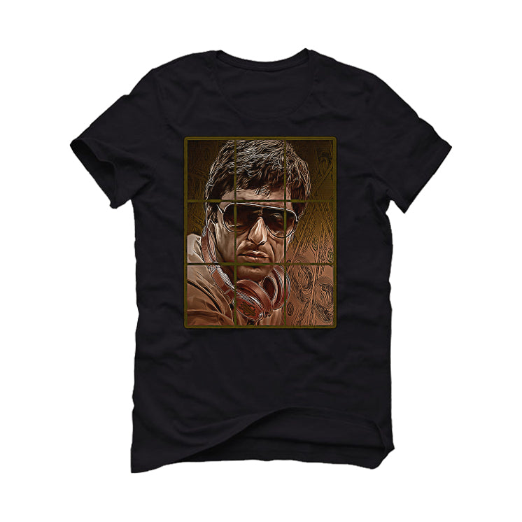 Air Jordan 3 “Desert Elephant” Black T-Shirt (PACINO)