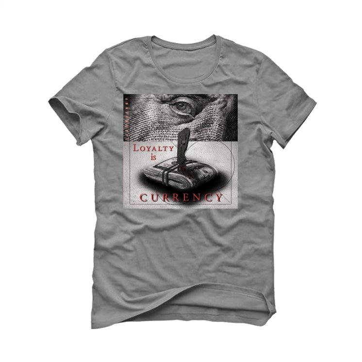 Air Jordan 4 “Infrared” Grey T-Shirt (LOYALTY IS CURRENCY) - illCurrency Sneaker Matching Apparel