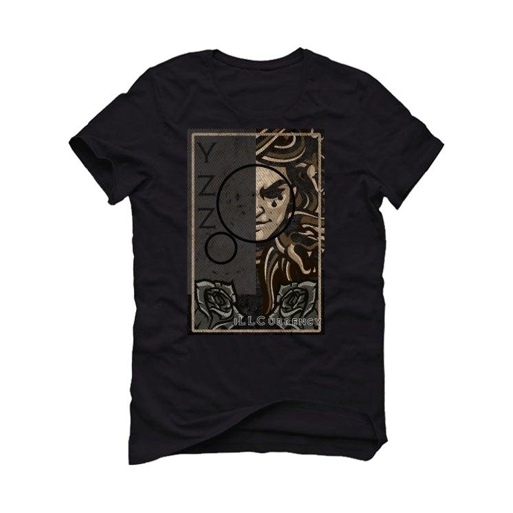 Adidas Yeezy Boost 350 V2 MX Rock Black T-Shirt (LA MEDUSSA) - illCurrency Sneaker Matching Apparel