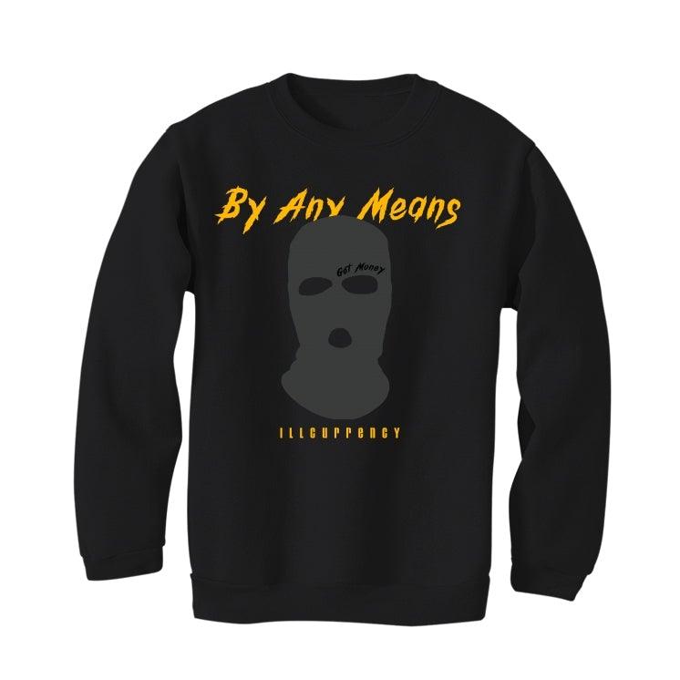 Air Jordan 9 “University Gold” 2021 Black T-Shirt (By any means) - illCurrency Sneaker Matching Apparel