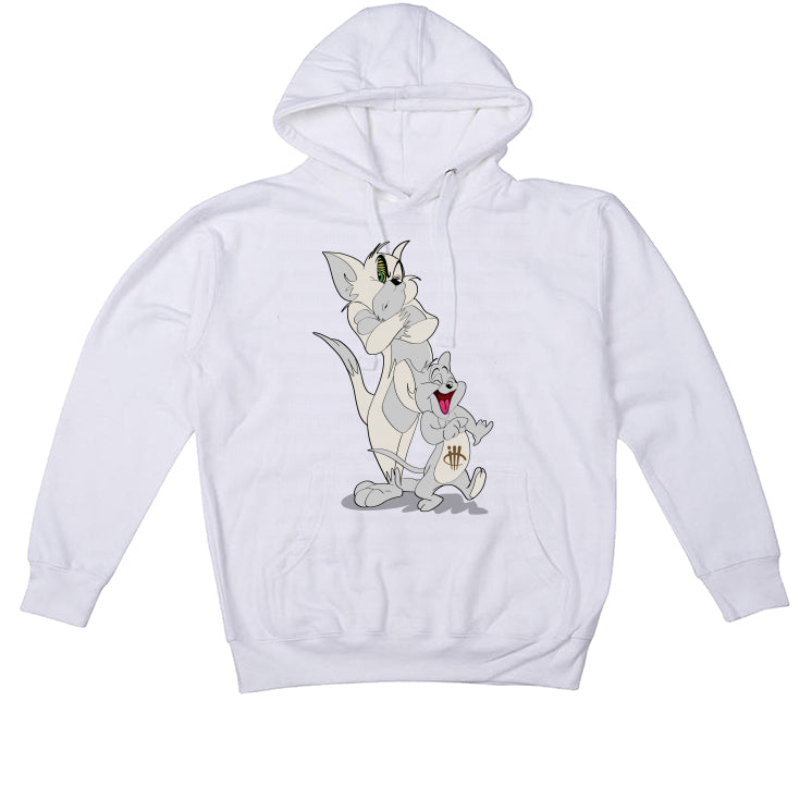 Air Jordan 11 Low IE “Light Orewood Brown” White T-Shirt (Tom n Jerry)