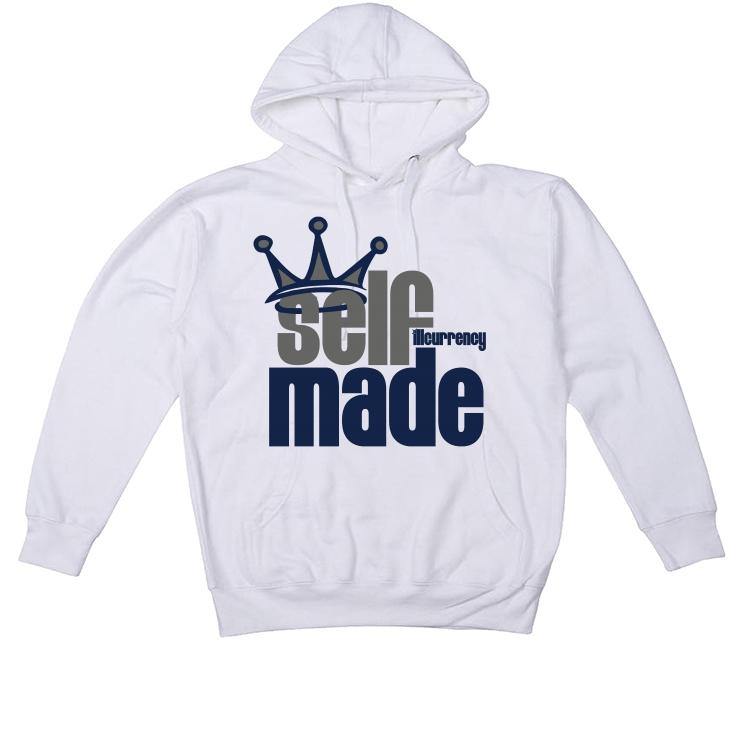 Jordan 1 Retro High COJP Midnight Navy White T-Shirt (Self Made illcurrency) - illCurrency Sneaker Matching Apparel