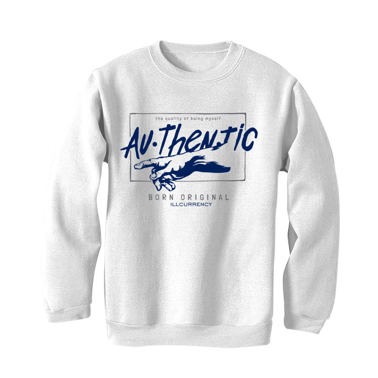 Air Jordan 4 “Midnight Navy” White T-Shirt (Authentic)