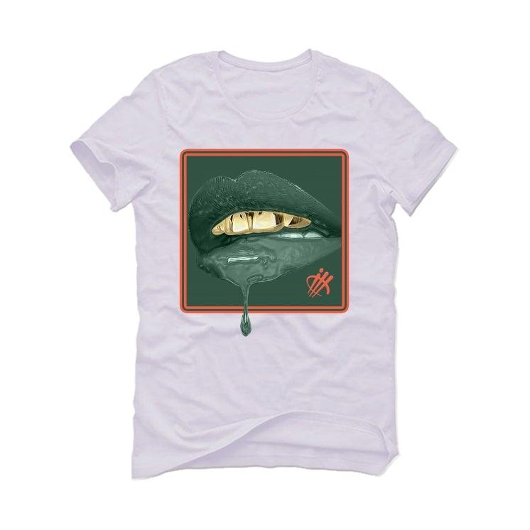 Nike Air Barrage Mid Orange Green White T-Shirt (LIPSTICK) - illCurrency Sneaker Matching Apparel
