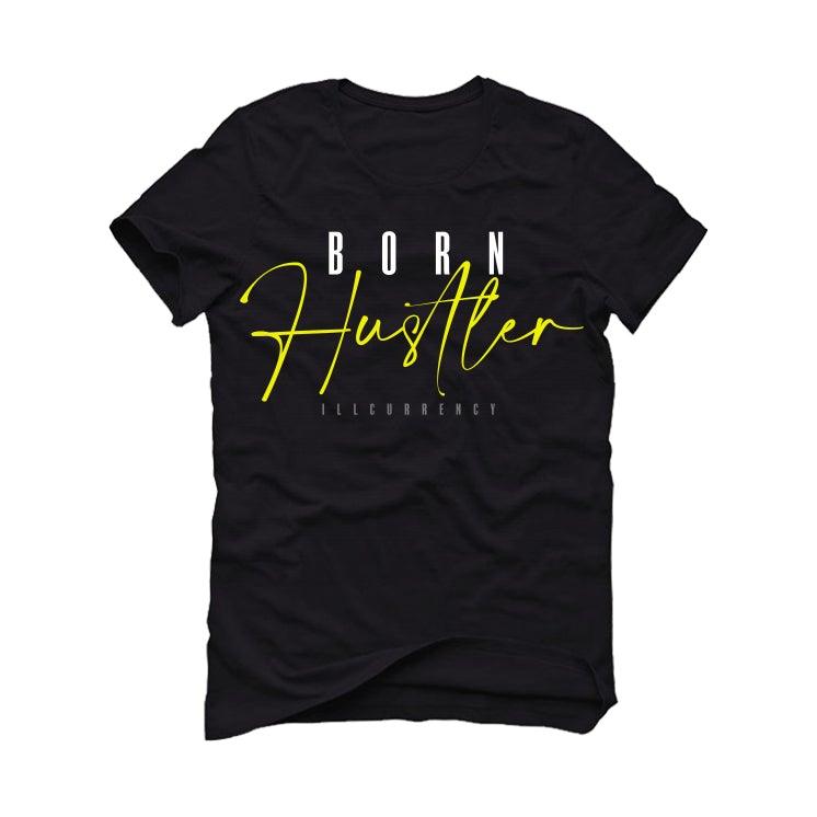 Air Jordan 4 “Lightning”2021 Black T-Shirt (Born Hustler) - illCurrency Sneaker Matching Apparel