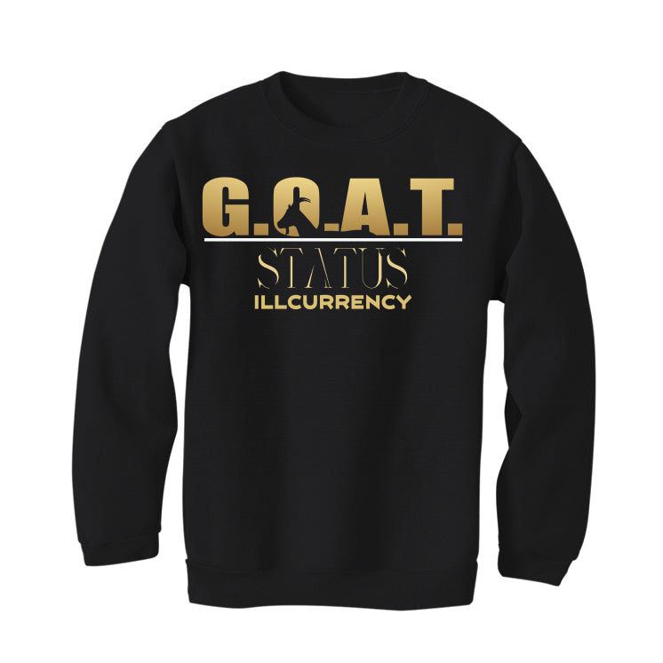 Air Jordan 12 “Black Taxi” Black T-Shirt (GOAT STATUS)