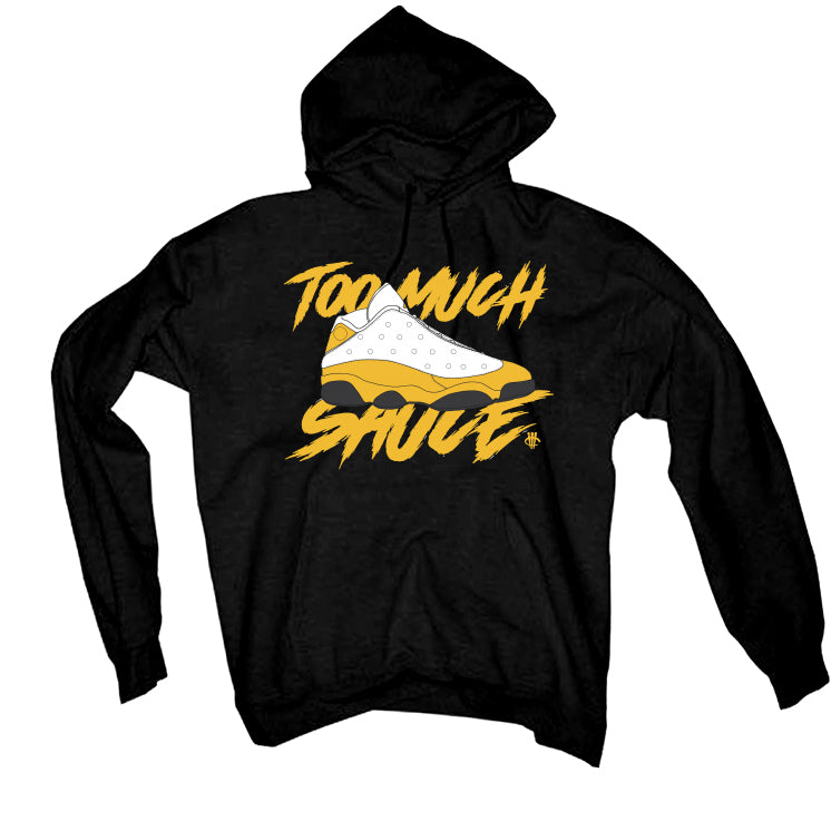 The Air Jordan 13 “Del Sol” Black T-Shirt (too much sauce)