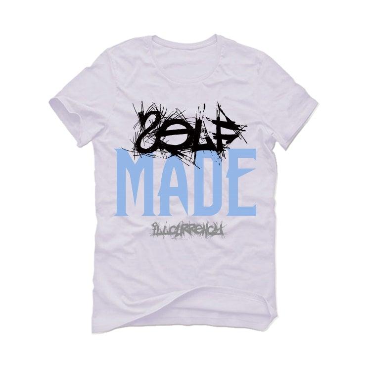 Air Jordan 4 UNC White T-Shirt (Self Made) - illCurrency Sneaker Matching Apparel