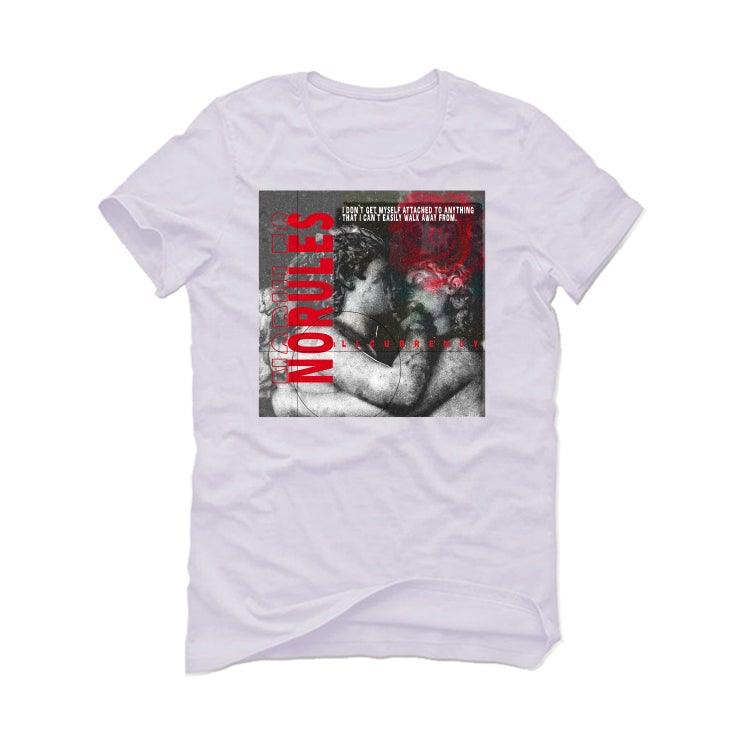 Nike Dunk Low “Championship Red” White T-Shirt (DON'T GET ATTACHED) - illCurrency Sneaker Matching Apparel