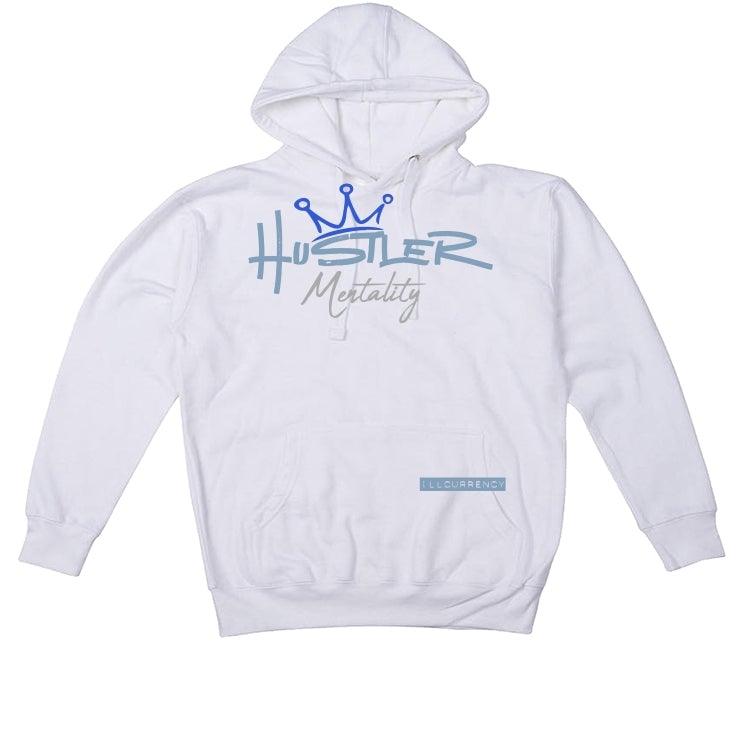 Air Jordan Retro 1 Retro High OG Hyper Royal White T-Shirt (Hustler Mentality) - illCurrency Sneaker Matching Apparel