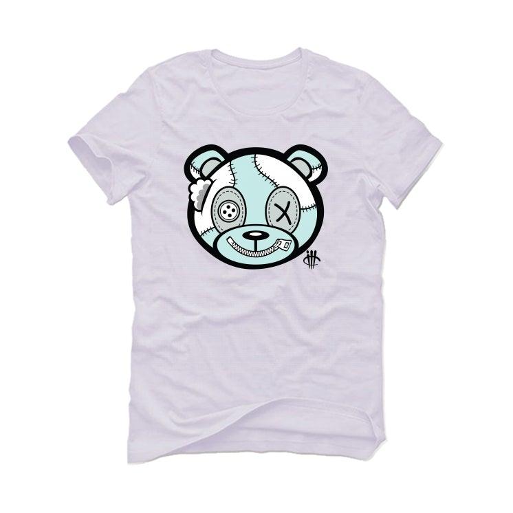 YEEZY Boost 350 v2 “Blue Tint” White T-Shirt (ripped stitched ted) - illCurrency Sneaker Matching Apparel