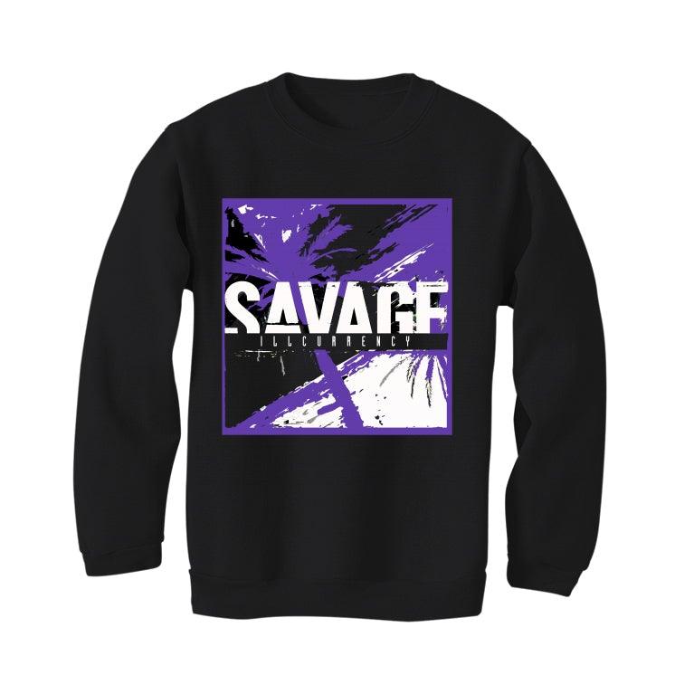 Air Jordan 13 “Court Purple” Black T-Shirt (SAVAGE) - illCurrency Sneaker Matching Apparel