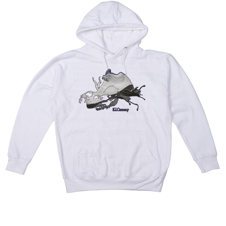 Air Jordan 5 “Concord” White T-Shirt (SPLASH SHOE)
