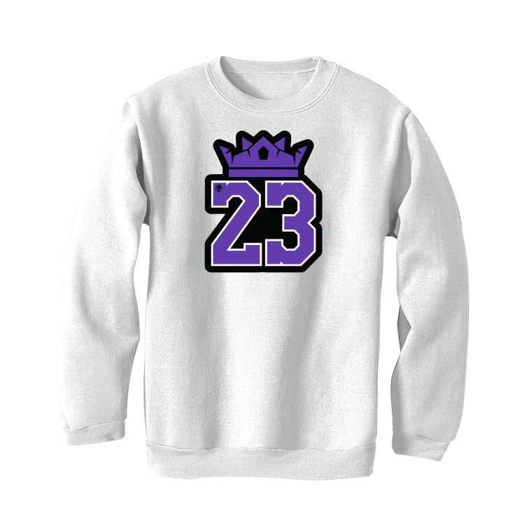 Air Jordan 13 “Court Purple” White T-Shirt (23)