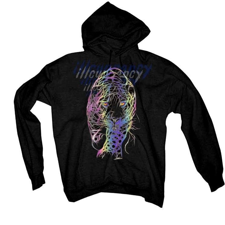 Air Jordan 9 "Racer Blue 3M" Black T-Shirt (Black Cat) - illCurrency Sneaker Matching Apparel