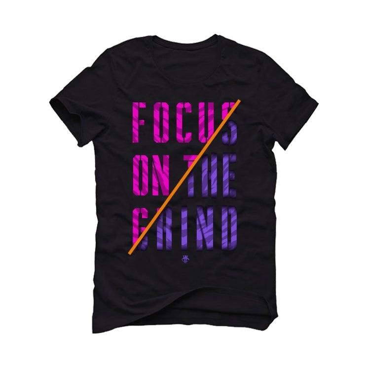 Air Jordan 4 Retro Rush Violet Black T-Shirt (Focus) - illCurrency Sneaker Matching Apparel