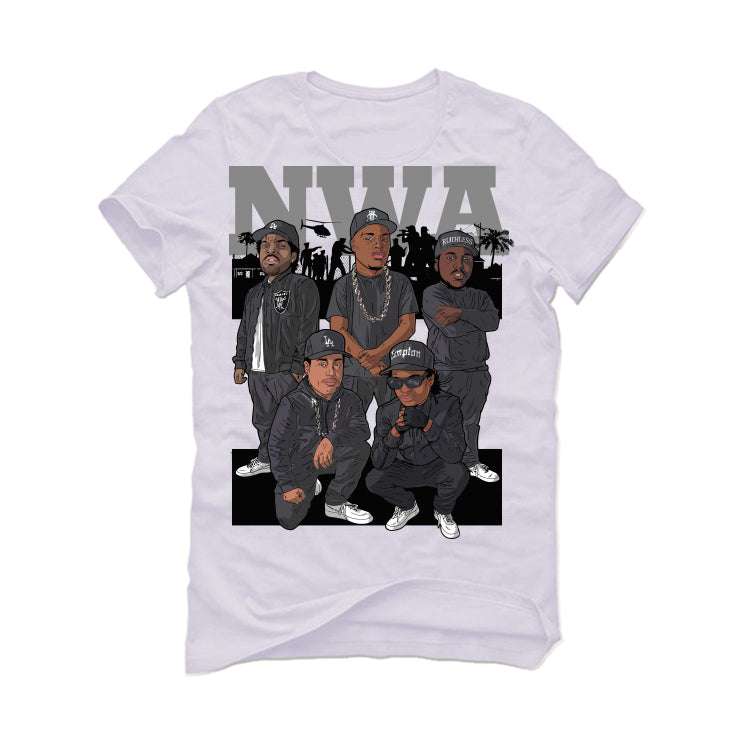 Air Jordan 1 High OG “Stage Haze” White T-Shirt (With attitude)