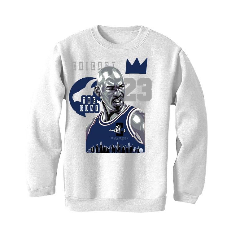 Air Jordan 11 WMNS “Midnight Navy” White T-Shirt (The Goat)